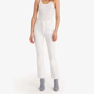 Mother Hustler Ankle Fray Denim